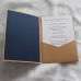 Laser Cut Invitation Card Customized Holiday Greeting Card Brown Paper 